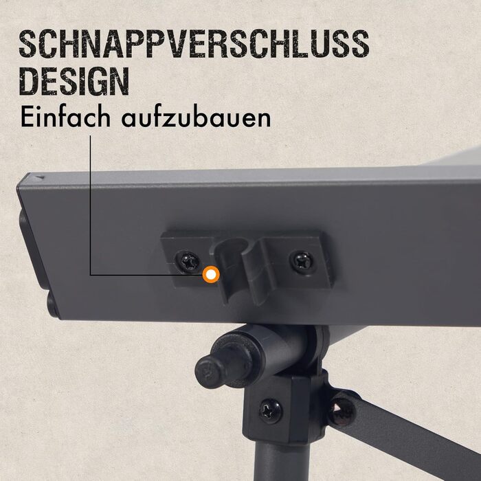 Складной кемпинговый стол темно-серый Portal