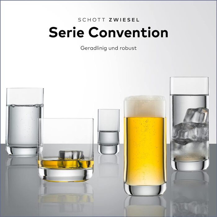 Набір із 6 склянок для води або соку 255 мл, Convention Schott Zwiesel