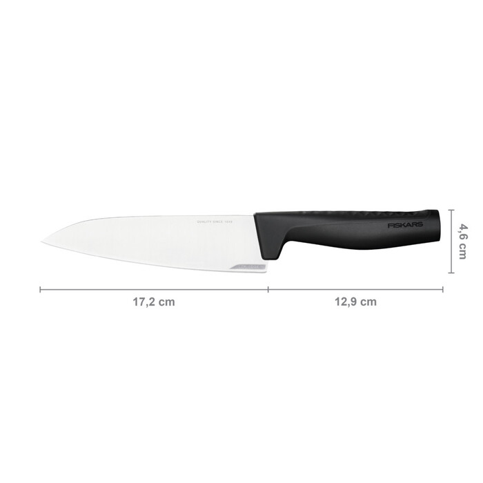 Нож для шеф-повара средний Fiskars Hard Edge 17 см (1051748)