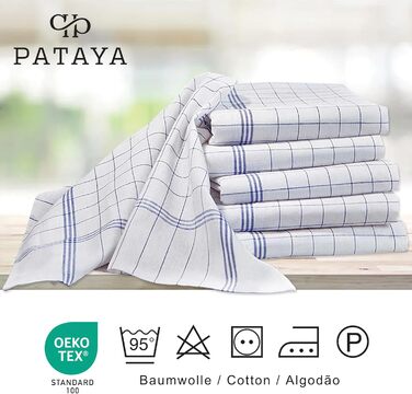 Набір з 10 кухонних рушників 50 x 70 см, синій Pataya