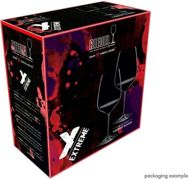Набір з 2 келихів для червоного вина Каберне 0,8 л Extreme Riedel