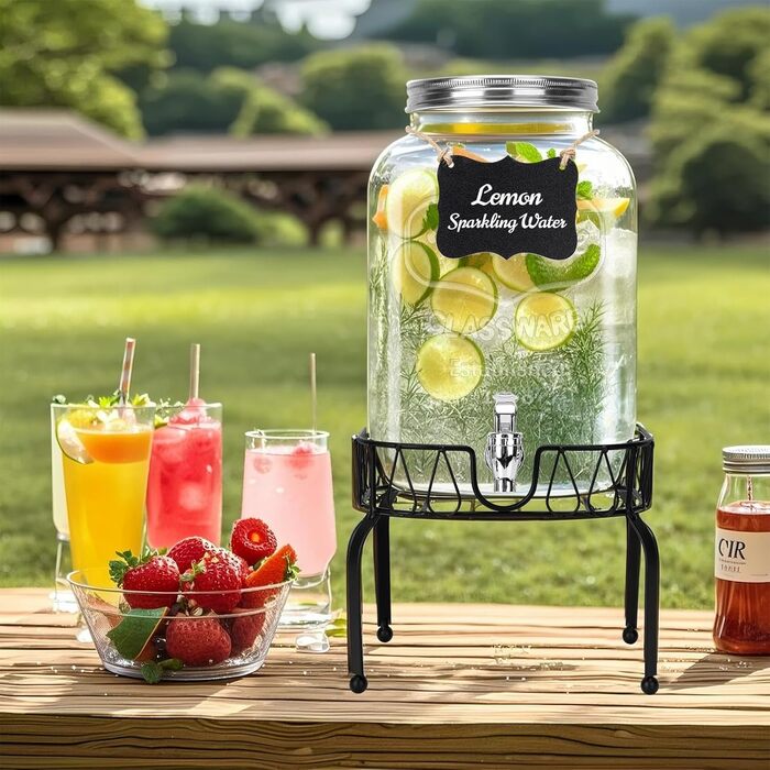 Стеклянные диспенсеры для напитков 7,6 л DHSBTLS