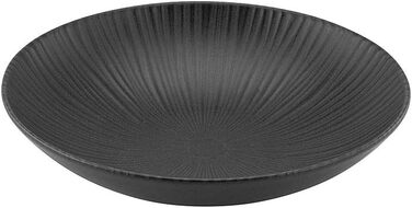 Набор из 10 тарелок 22 см, чорный Vesuvio Creatable