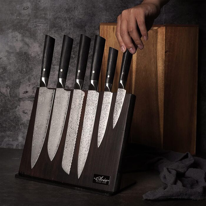 Высококачественный угловой магнитный блок для ножей до 6 ножей OLEIO