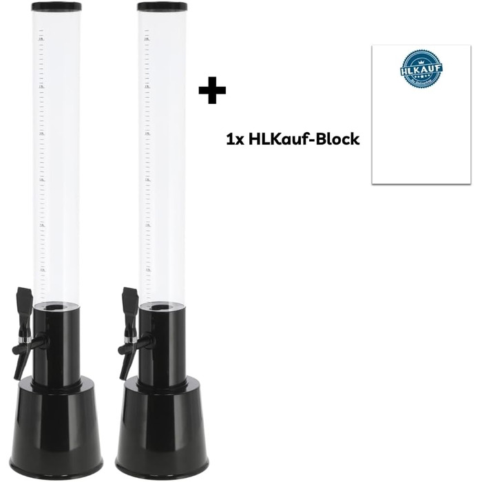 Диспенсер для напитков с краном и крепежным блоком 2 шт 3 л HLKauf