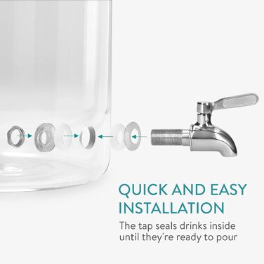 Диспенсер для напитков с краном 5 л Navaris