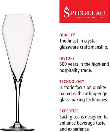 Набор из 4 предметов для мартини, хрустальный бокал, 260 мл, Willsberger Anniversary, 1416150 (Champanger Glasses)