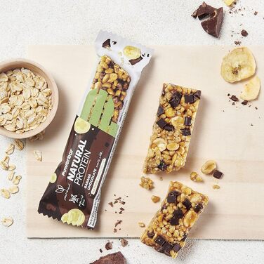 Протеїнові батончики Natural Protein, 24 x 40 г Банан-шоколад Powerbar