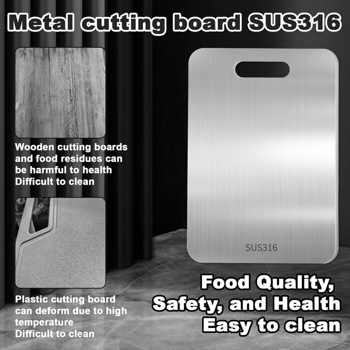 Набор из 3 титановых разделочных досок Bafeil