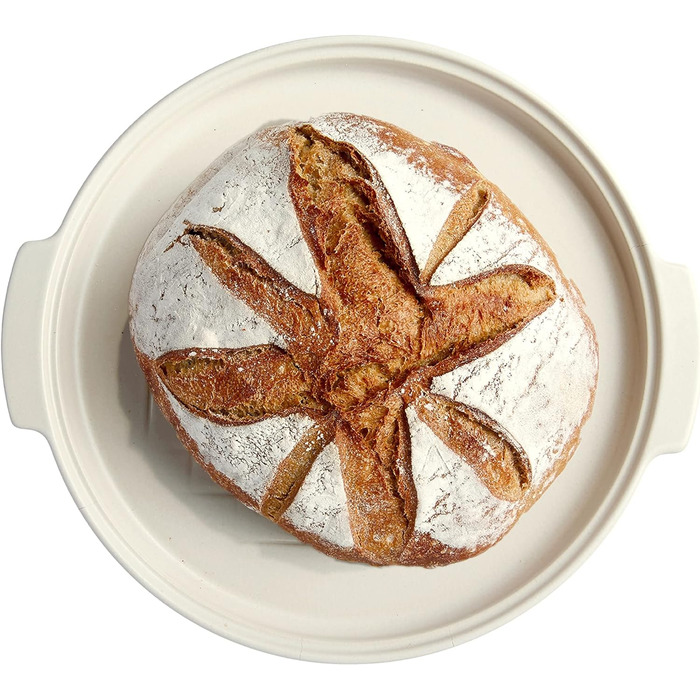 Форма для выпечки хлеба круглая 32,5 см, бежевая Emile Henry