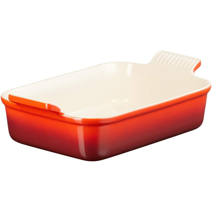 Прямокутна керамічна запіканка Le Creuset Tradition, 2,4 літра, карибська, 71102261700001 (прибережно-блакитний, 26 см)