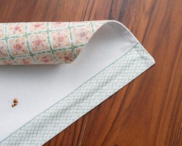 Серветки Maison d&39Hermine зі 100 бавовни, набір з 4 шт. , декоративні серветки, пасхальні серветки, що можна прати, для свят, вечерь, весни, літа (33 см x 48 см) (010 - Великодня роса)