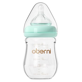 Скляна пляшечка для годування 150 мл Oberni
