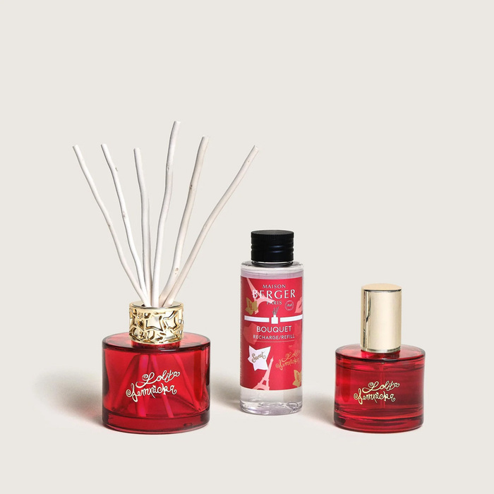 Набір Maison Berger Paris: дифузор LOLITA LEMPICKA SWEET, 100 мл + Наповнювач з ароматом LOLITA LEMPICKA SWEET, 90 мл та спрей з ароматом LOLITA LEMPICKA SWEET, 50 мл