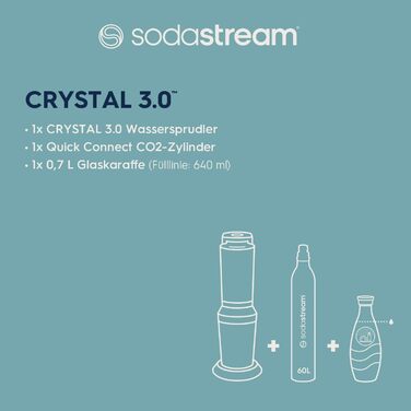 Набор для газирования воды, 3 предмета, черный Crystal 3.0 Vialex