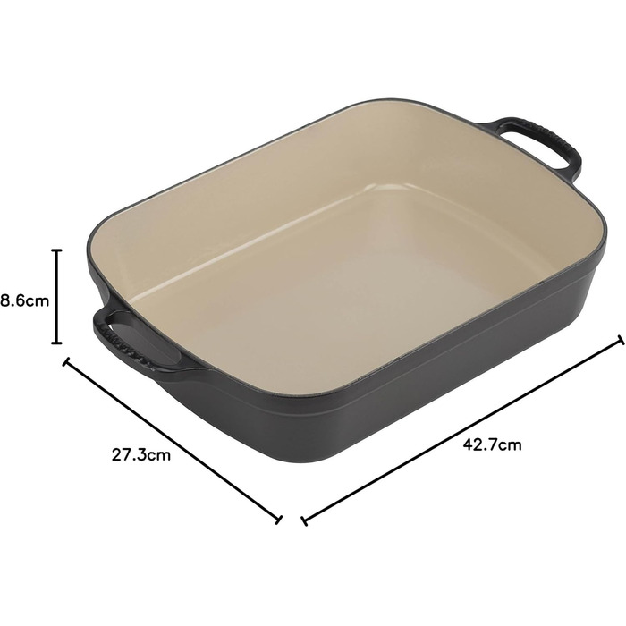 Форма для запекания прямоугольная 33 см, матово-черный Signature Le Creuset