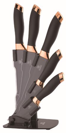 Набор кухонных ножей Zellerfeld, 6 предметов, сталь с медным напылением