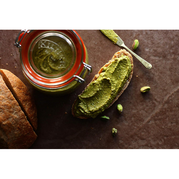 Стеклянная банка для хранения 0,5 л с зажимом Kilner