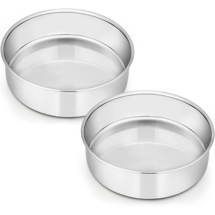 Форма для випікання кругла 16 см, набір 2 предмети, нержавіюча сталь Homikit