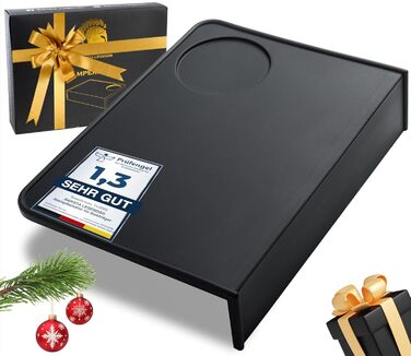 Килимок для трамбування силіконовий, чорний Barista Legends