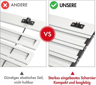 Складной кемпинговый стол белый Portal