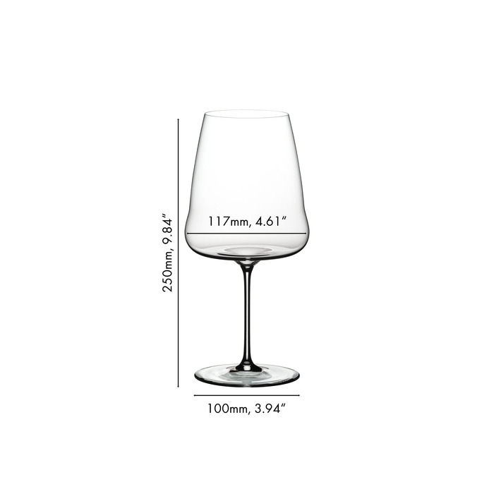 Набір з 2 келихів для червоного вина Каберне/Мерло 1 л, Winewings Riedel