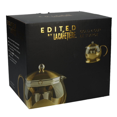 Чайник заварочный CreativeTops Le Teapot, золотой, 1200 мл