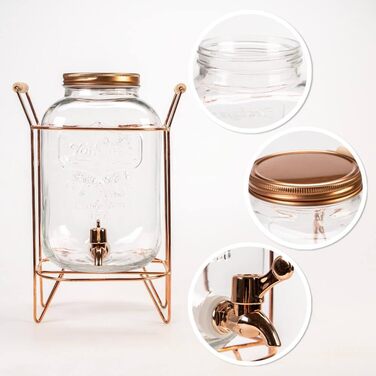 Диспенсер для напоїв з краном 5 л SUPERBUTELKI.PL