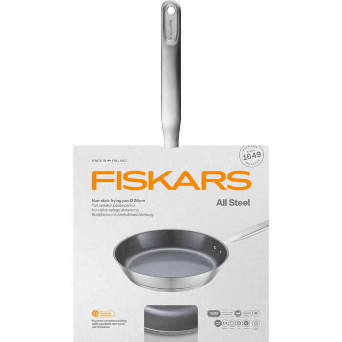 Сковорода Fiskars All Steel матовая 26 см (1064744)
