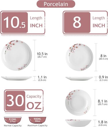 Набір посуду з 18 предметів на 6 осіб VEWEET