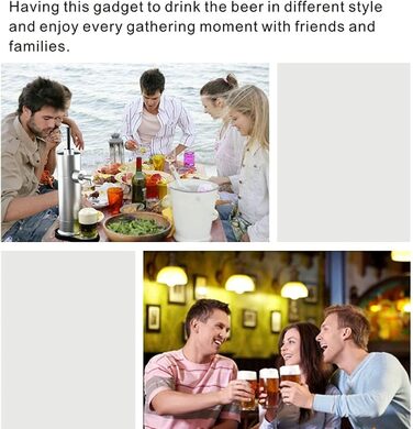 Міні-кегератор для пива система розливу з піною для домашніх барів Generisch