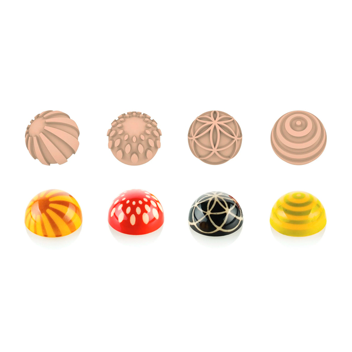 CHOCO STAMP A Набір штампів для декорування шоколаду ø31 h 17 мм