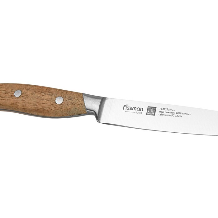 Універсальний ніж Fissman 13 см FABIUS сталь X50Cr15MoV (12075)