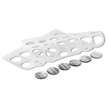 CHABLON ROUND Силіконовий килимок-трафарет круглий 297X210 - ø30 mm (2 шт)