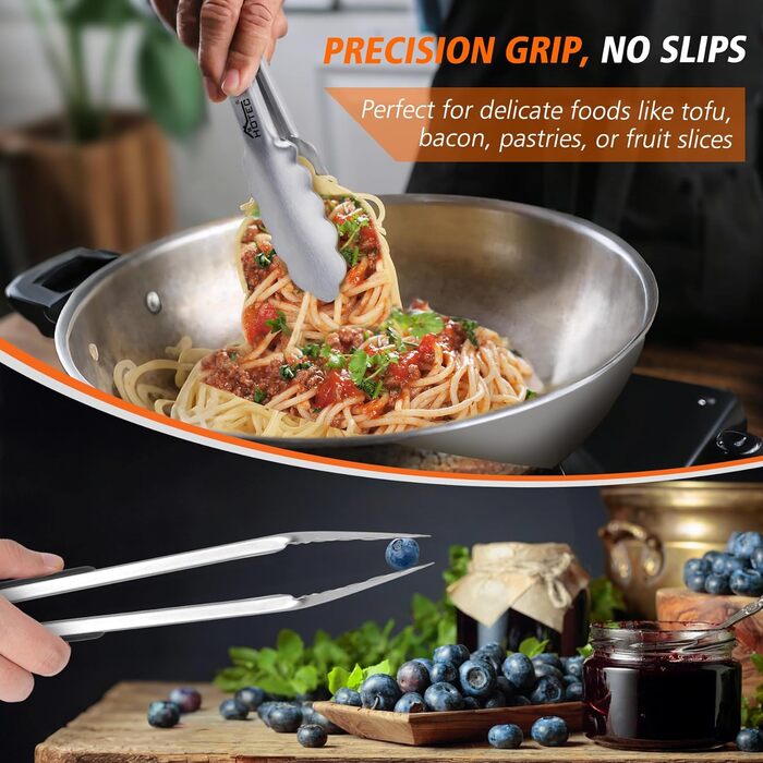 Щипці для гриля з нержавіючої сталі Hotec