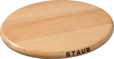 Подставка деревянная магнитная 16 см, овальная Staub