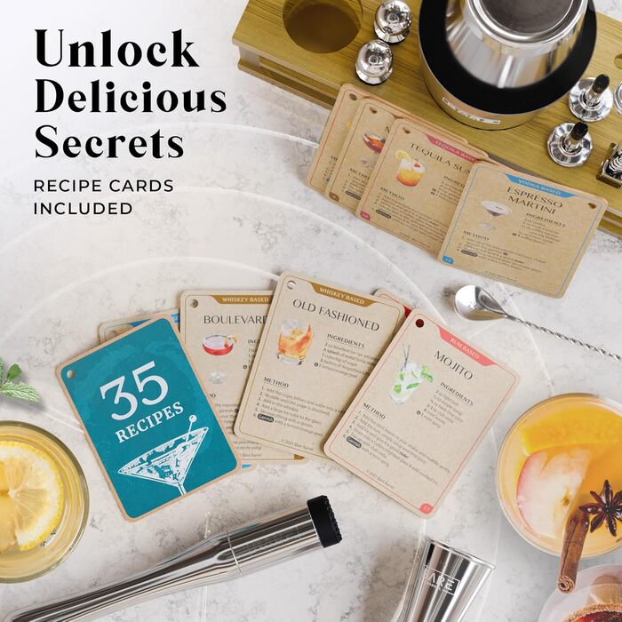 Набір для коктейлів 16 предметів срібний Bare Barrel