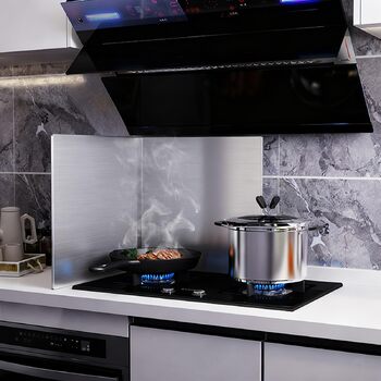 Захист від бризок на плиту з нержавіючої сталі 30 х 30 см Onxyrbyte