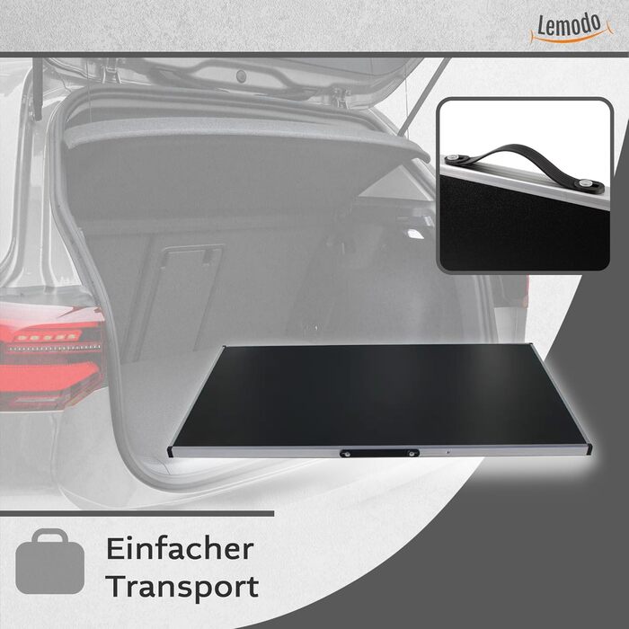 Складной стол для кемпинга из 3 частей регулируемый по высоте Lemodo