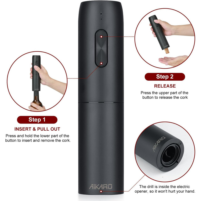 Електричний відкривач для вина AIKARO