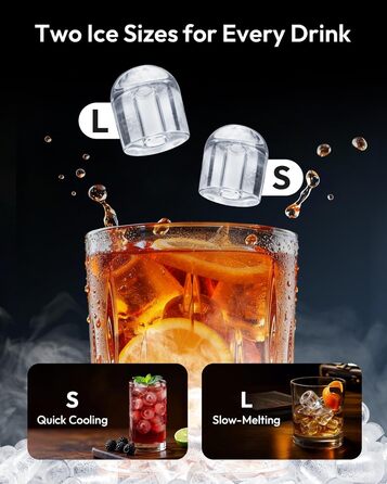 Компактный льдогенератор 1,1 л серебряный EUHOMY