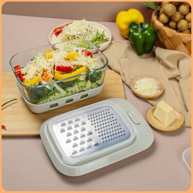 Терка для сыра с контейнером и крышкой COOK A FUTURE