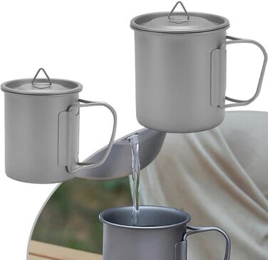 Туристична чашка з титану 300 мл DAZZLEEX