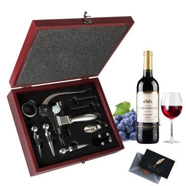Набір сомельє преміумкласу з 11 аксесуарами для вина UCAMP
