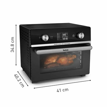 Tefal Мультипіч Easy Fry Oven Multifunctional, 1800Вт, механічне керув., 10 програм, пластик, чорний