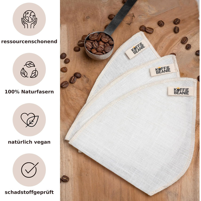 Многоразовый кофейный фильтр 3 шт Koffie Beanie