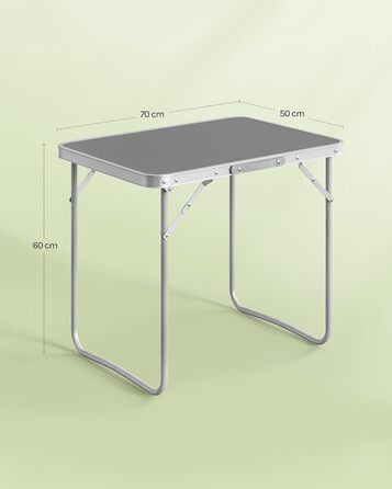 Кемпинговый стол 70 x 50 x 60 см WOLTU