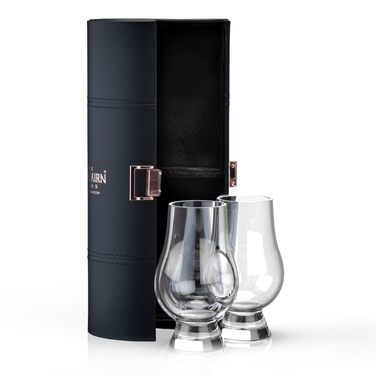 Набір келихів для віскі 2 шт у дорожньому футлярі 200 мл GLENCAIRN