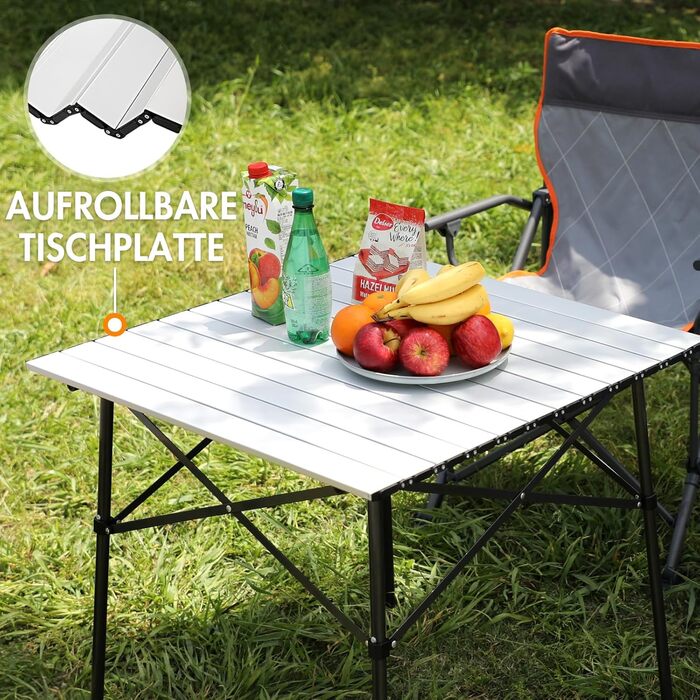 Складной кемпинговый стол белый Portal