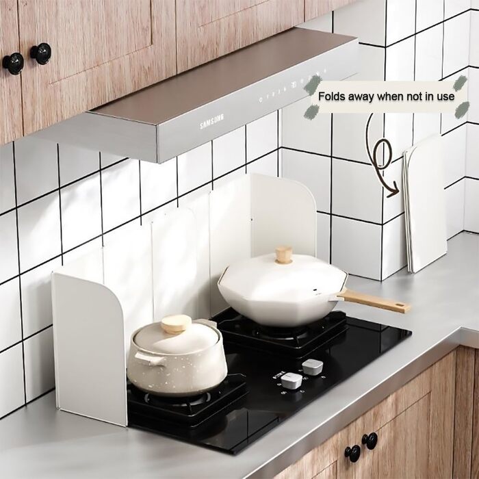 Кухонний фартух бризкозахисний екран для кухні 36 х 32 х 17,5 см Gevvnss